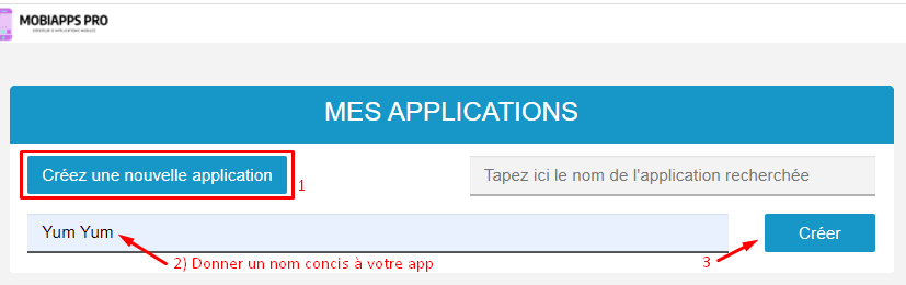 comment créer votre application mobile avec MobiApps pro